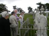 Tour guide James Griess tells us about the Immanuel Reformed Church Cemetery