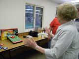 Ruby scores at bean bag toss