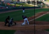 Check Out the Broken Bat Leaving the Batter's Hands