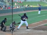 Saltdogs' Tiny at Bat