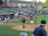 Mascot Homer Works the Crowd