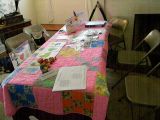 Our Quilting Booth Inside the Mansion