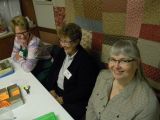 Greeters Jane, Judy L., and Corinne